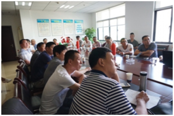 公司質(zhì)量創(chuàng)優(yōu)小組首次學(xué)習(xí)會議順利進行
